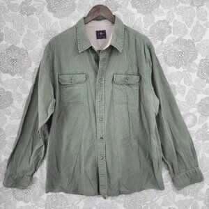 Vintage Wrangler Button down Long sleeve Men's Shirt XL Cotton Chino 9269